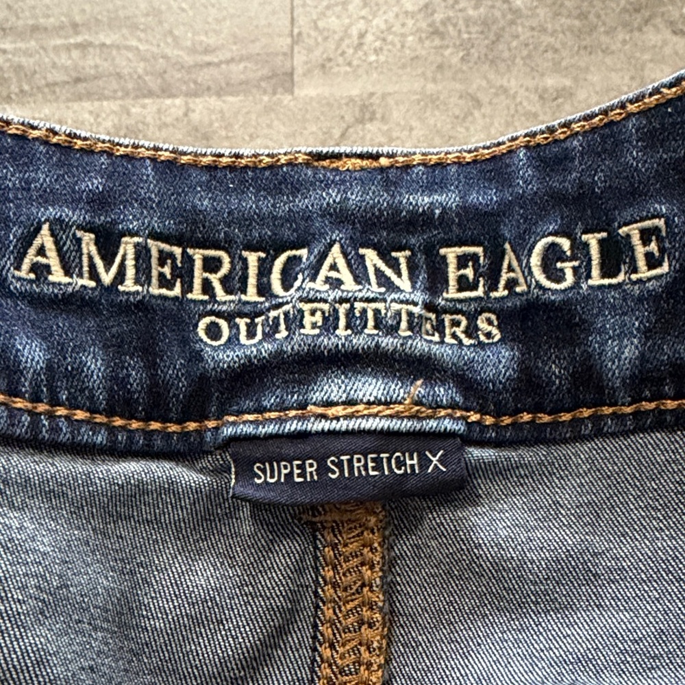 American Eagle Outfitters Women's Boot Cut Jeans - Dark Blue - Picture 3 of 7